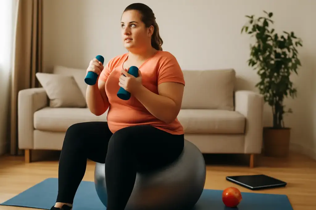 Fit ball per allenamento domestico: un alleato sottovalutato nella perdita di peso