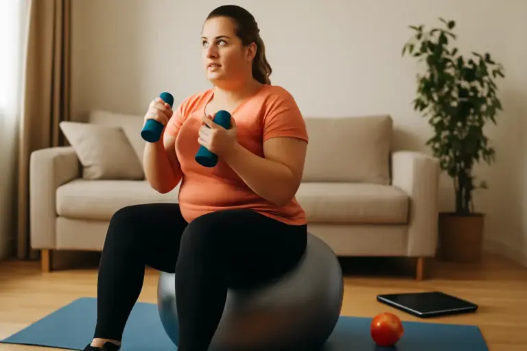 Fit ball per allenamento domestico: un alleato sottovalutato nella perdita di peso